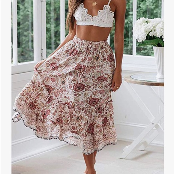 merokeety Dresses & Skirts - COPY - Midi Skirt with Pockets